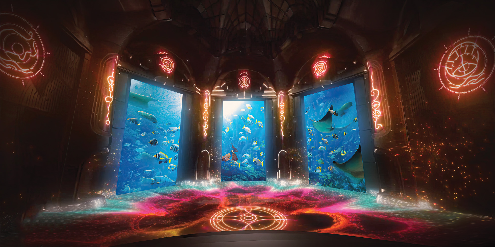 Lost World Aquarium opens in Atlantis  